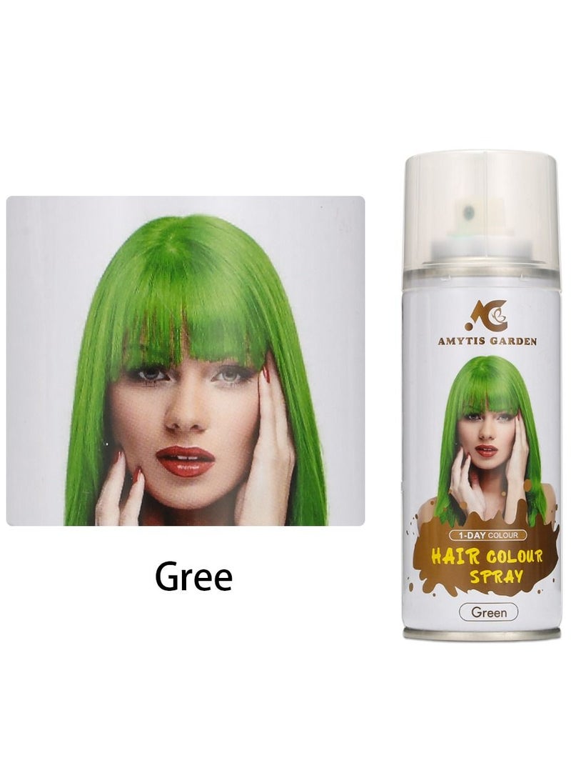 AMYTIS GARDEN Hair Colouring Spray   color Green 135ml  - Image 1