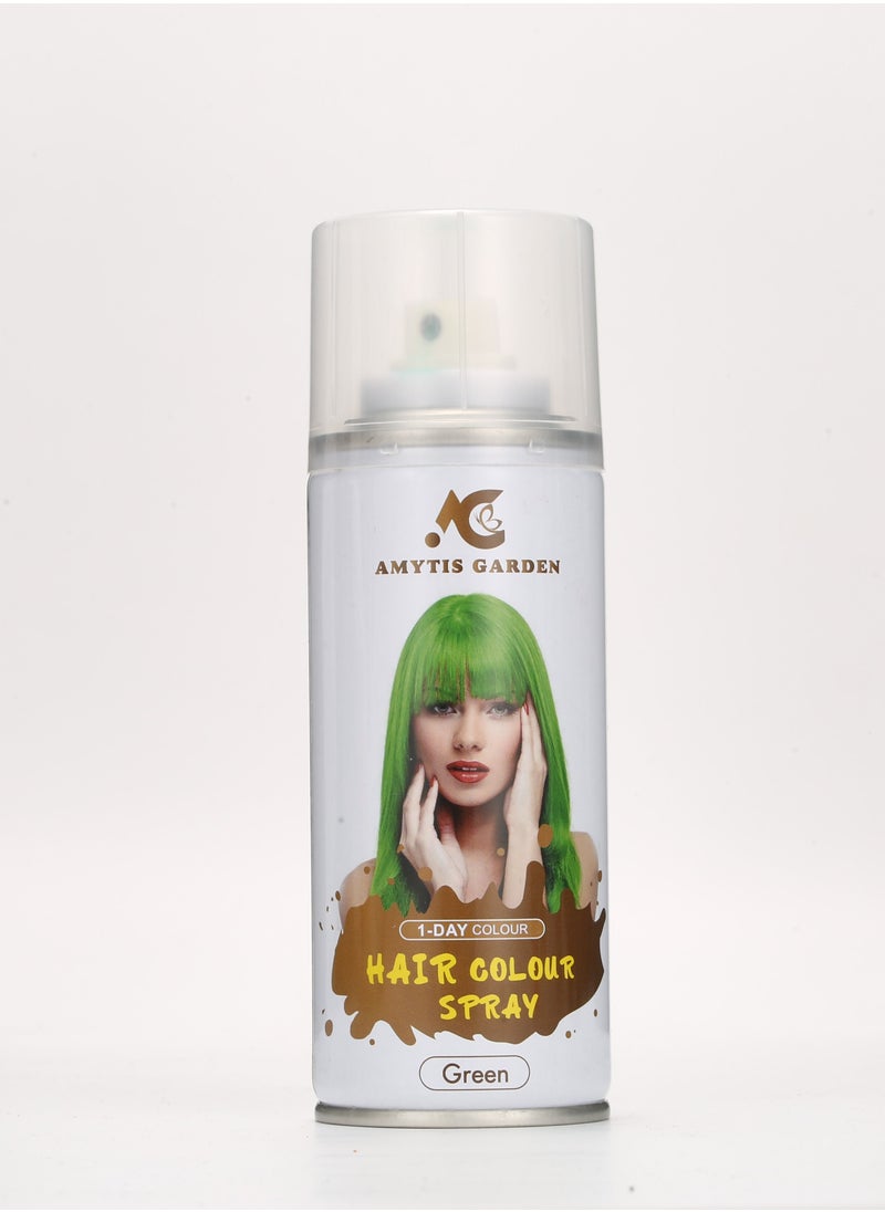 AMYTIS GARDEN Hair Colouring Spray   color Green 135ml  - Image 2