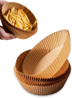 Fresh Fresh 100Pcs Air Fryer Disposable Paper Liner 6.3 inch Round Parchment Paper Liners Oil-Proof Non-Stick Paper Towel High Temperature Resistant Baking Oil-Absorbing Paper for Baking Microwave Oven Fry 