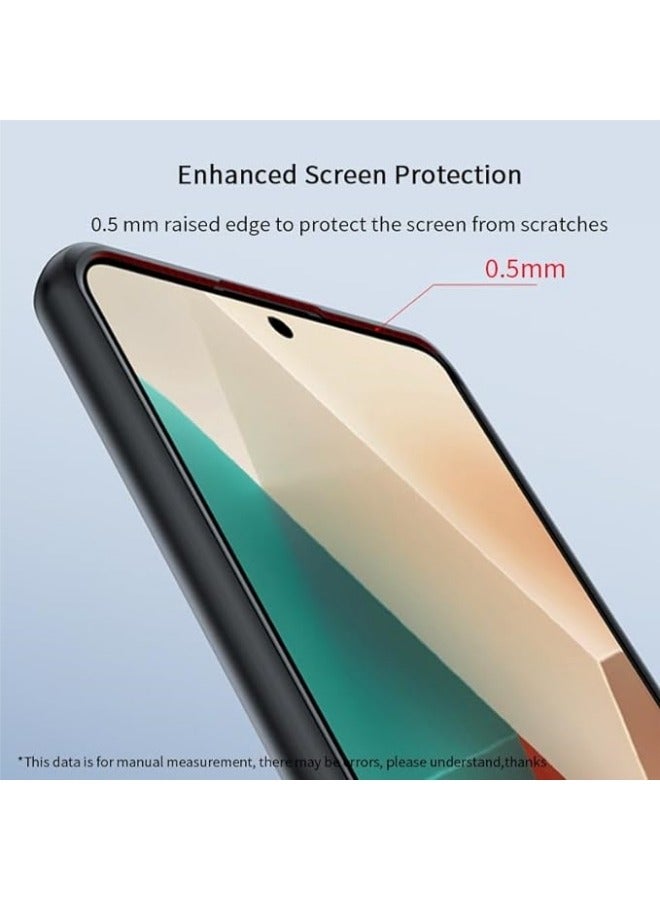 عام متوافق مع ريدمي نوت 13 برو بلس حافظة كريستال شفاف صلب الظهر لينة الوفير واقية لريدمي نوت 13 برو+ - Image 4