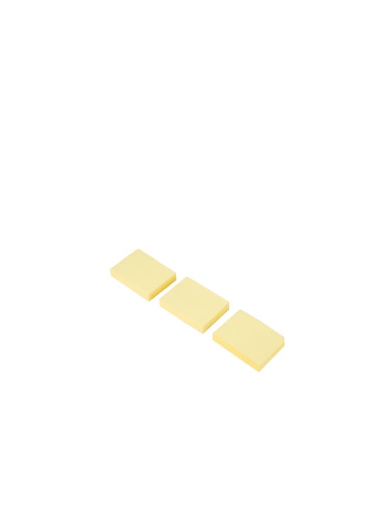 Deli 36 دفتر ملاحظات لاصقة من دلي 38x51 مم 1.5''x2'' أصفر - Image 3