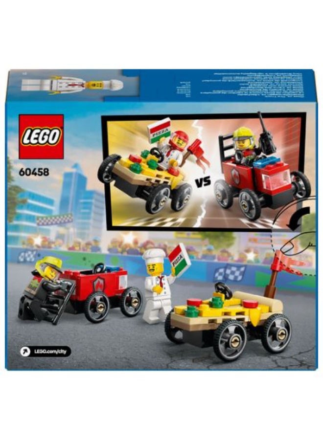 LEGO Pizza Vs Fire Race Building Set  - Image 2