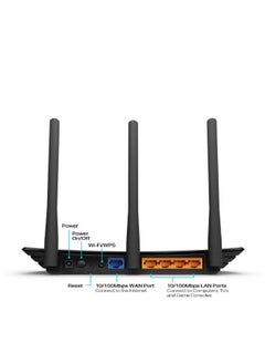 Tp-link Tl TP-LINK TL-WR940N Wireless N Router 450 Mbps, High-Speed WiFi Router for Home and Office, Black  - Image 4