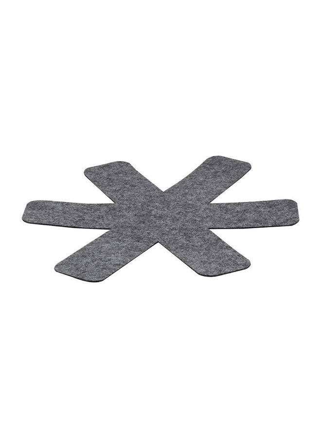 DANUBE HOME Jake 3-Piece Pan Protector Polyester Felt Non-Sticky Frying Pan Kitchen Dining D283842Cm - Grey - Image 4