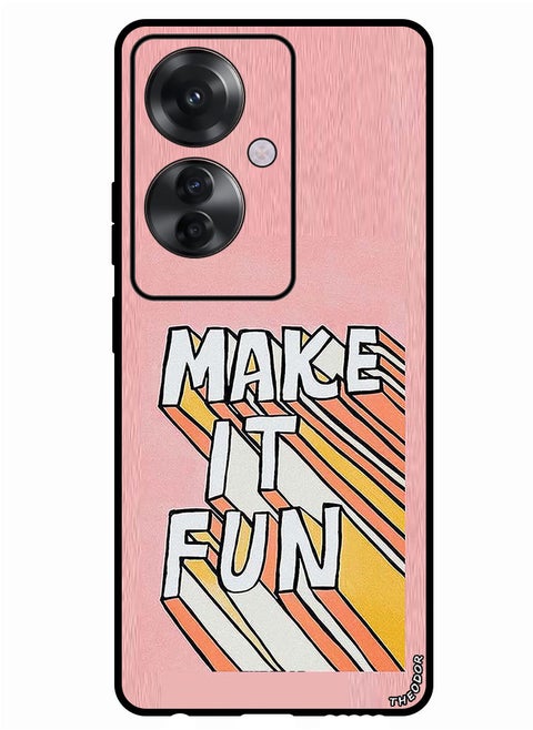 Protective Case Anti Scratch Shock Proof Bumper Cover For Oppo Reno 11F Make it Fun