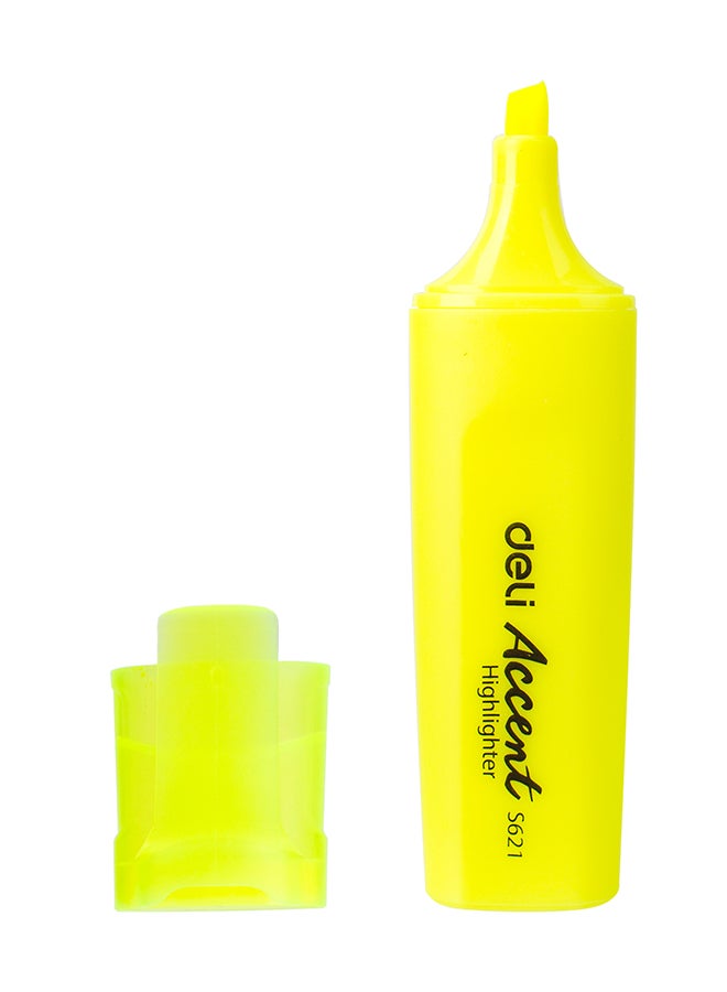 DELI HIGHLIGHTER CHISEL 1PC YELLOW - Image 1