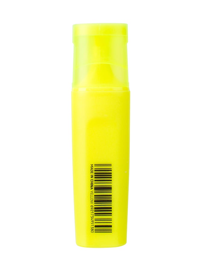 DELI HIGHLIGHTER CHISEL 1PC YELLOW - Image 2