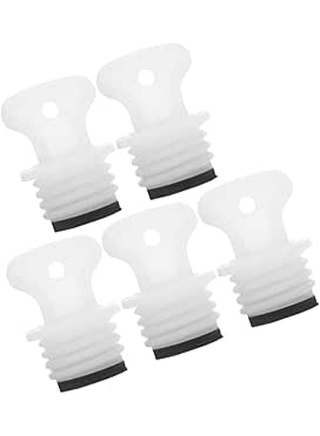 5Pcs Leakproof Hot Water Bottle Screw Stoppers 21mm Rubber Seal Caps Replacement - Image 1