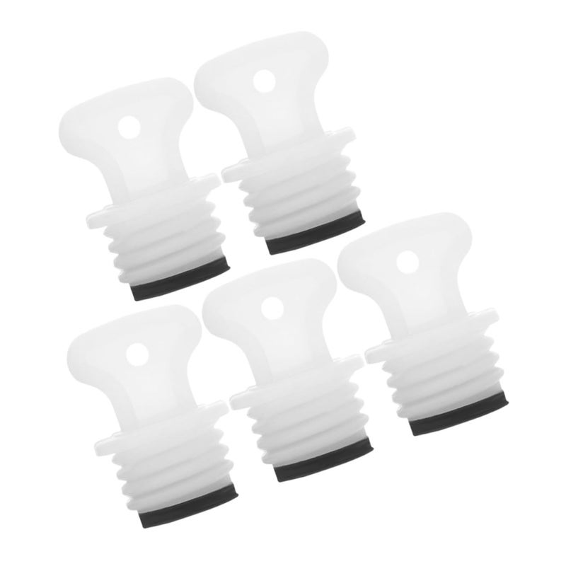 5Pcs Leakproof Hot Water Bottle Screw Stoppers 21mm Rubber Seal Caps Replacement - Image 2