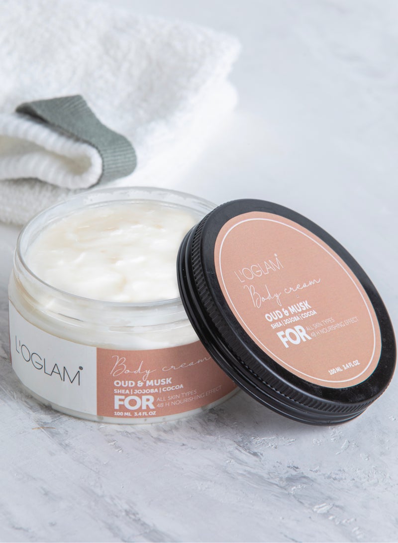 L'OGLAM Oud & Musk Body Cream - Image 2