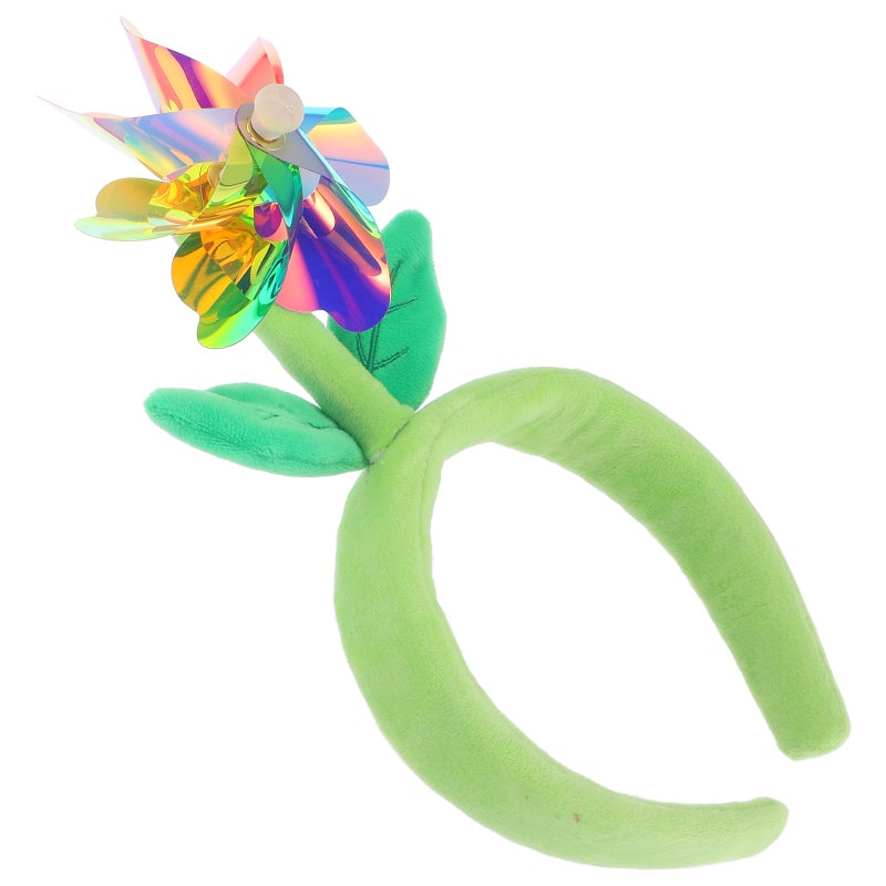 Cartoon Headband Women Face Washing Hairband Windmill Flower Headpiece Cute Hair Hoop - Image 1