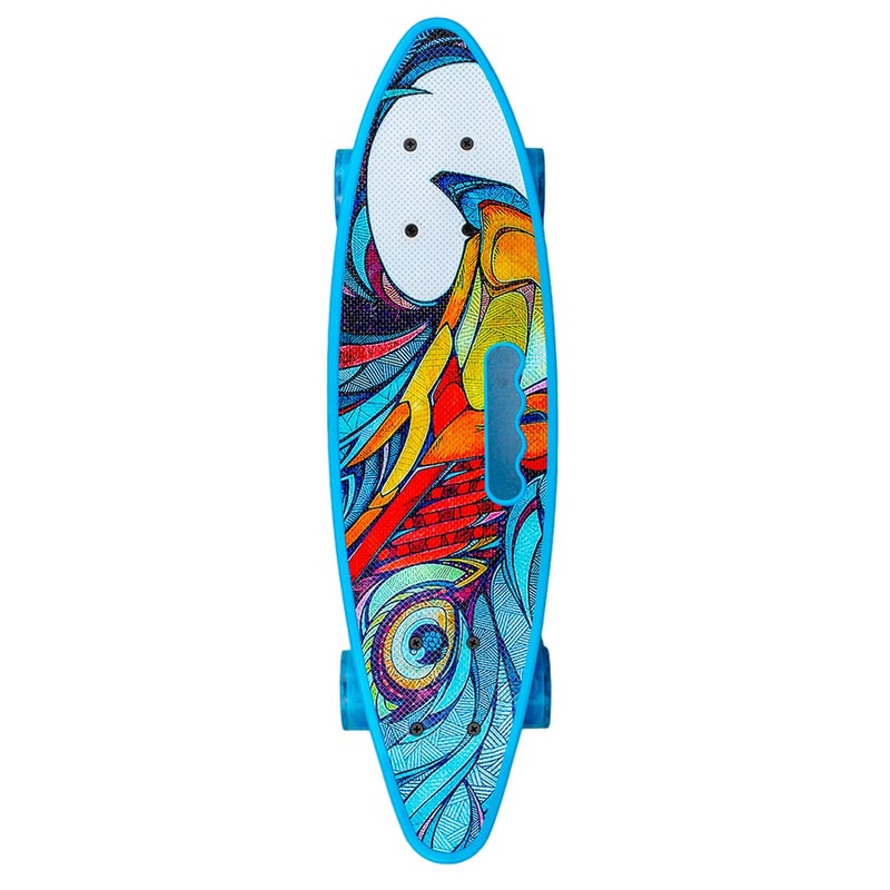 Dream Land Colorful Mixed Shapes Design Skateboard - 212 - Image 2
