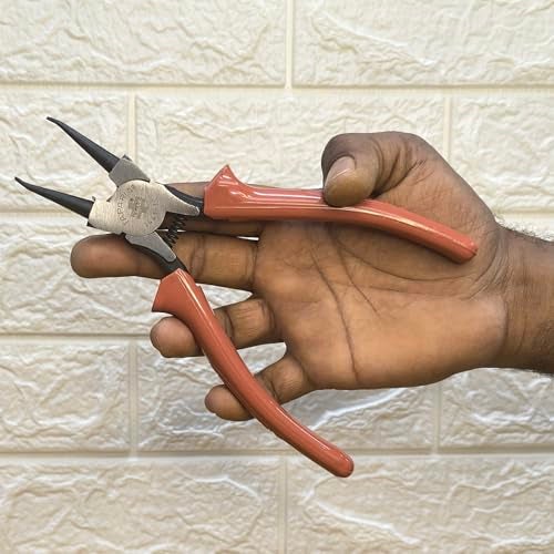 Taparia 1441-7 Internal Straight Nose Circlip Plier - Red - Image 2