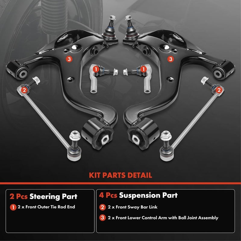 A-Premium Control Arm Kit for Land Rover Range Rover Sport - Image 3