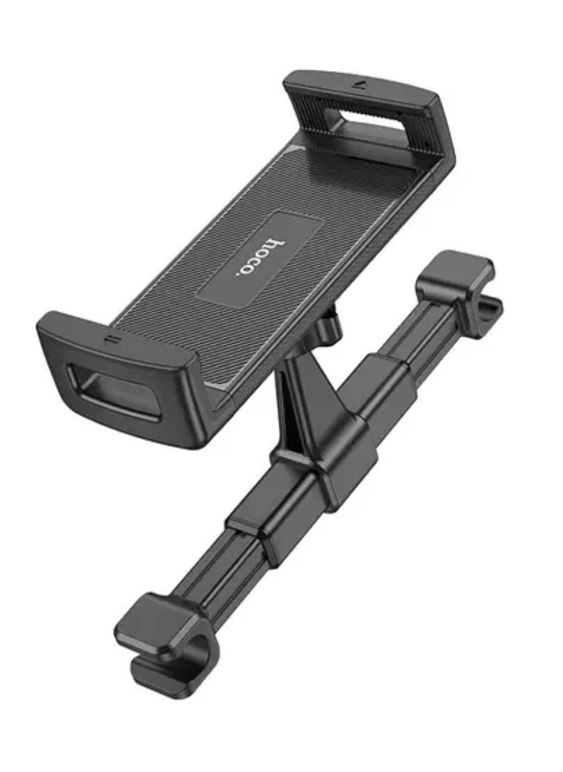 Car Back Seat Holder for Tablets & Phones, Universal Headrest Mount for 4.7-12.9 Inch Devices, Adjustable Backseat Tablet Holder, Secure Auto Headrest Mount for Hands-Free Viewing & Entertainment