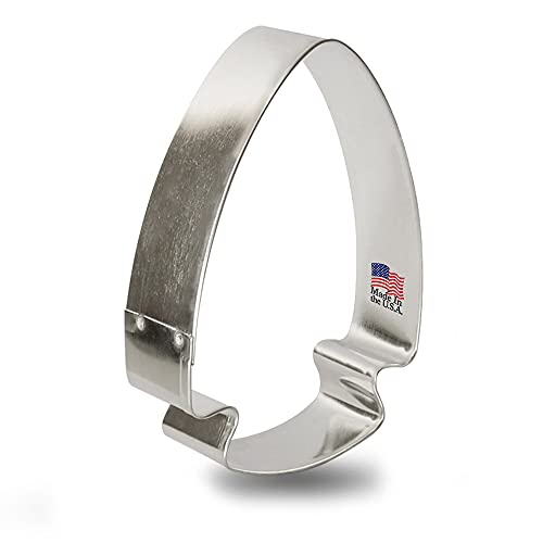 Foose Arrowhead Cookie Cutter 4.25 Inch – Made in the USA – Foose Cookie Cutters Tin Plated Steel – ArrowHead Cookie Mold - Image 1