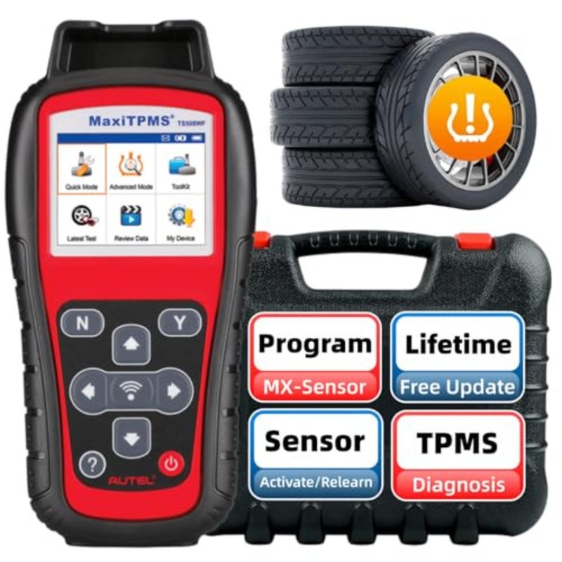 MaxiTPMS TS508WF TPMS Programming Tool - 2025 WiFi Version Activate Relearn TPMS Sensors Program MX Sensors TPMS Diagnosis, Read Clear Codes Free Lifetime Updates - Image 1