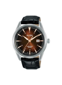 Alba Leather Analog Wrist Watch AS9N89X1 