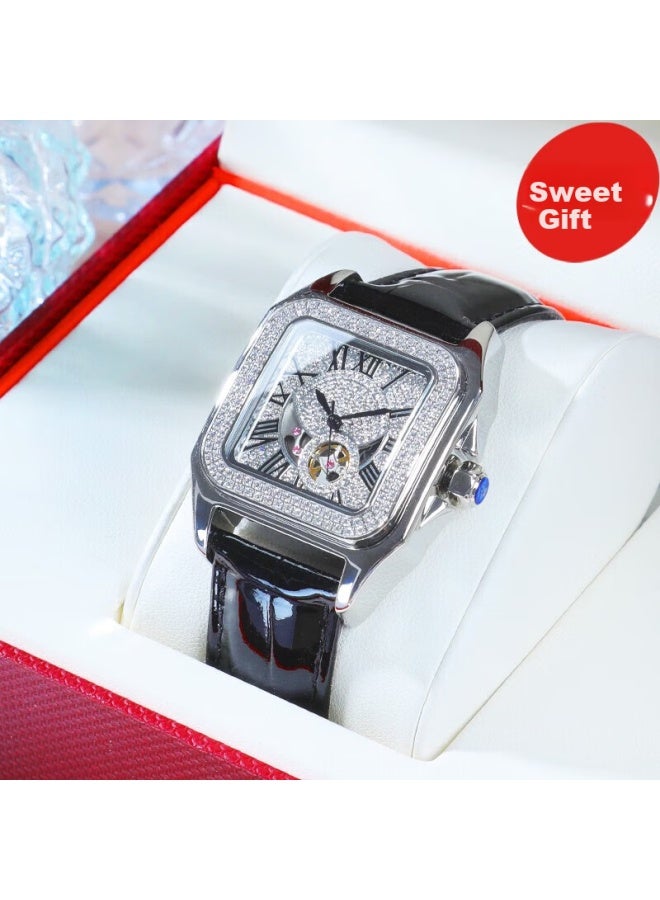 ROSDN Laostone Birthday 3.8 Day Gift Women's Mechanical Luxury Diamond-studded Starry Sky Watch Top 10 Brand Ladies - Image 1