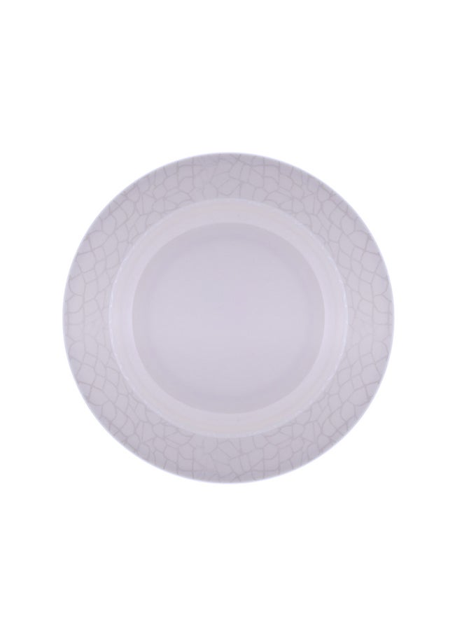 Royalford Melamine Ware Deep Plate Multi Color 8inch - Image 1
