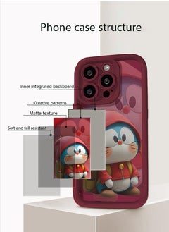 X-level iPhone 15 pro max Case Cover Ultra Slim Shockproof Protective Liquid Silicone comic cartoon Phone accessory camera len Soft Anti-Scratch comfortable touch Cover Protective anti-dust back Cover  - Image 4