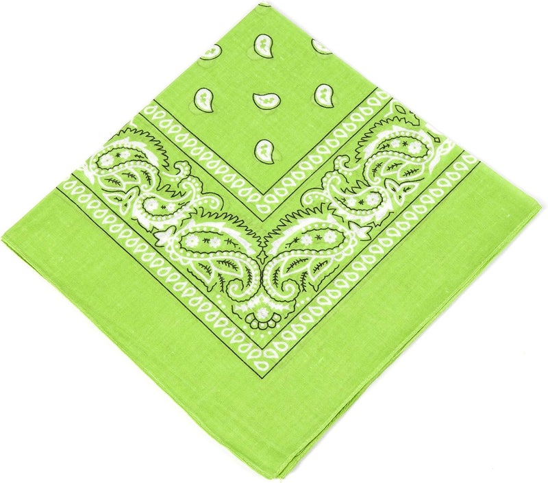 Boolavard 1s, 6s, 9s or 12 Pack Cowboy Bandanas Bandana with Original Paisley Pattern - Image 1