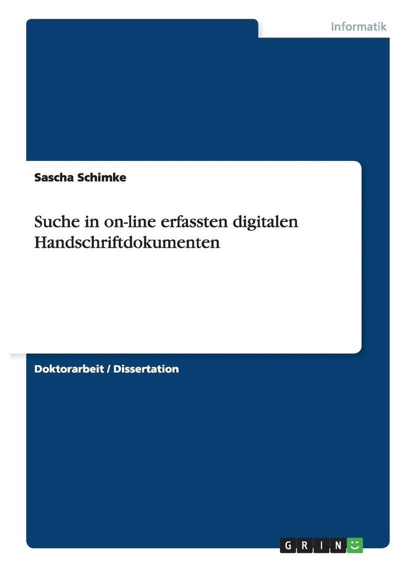 Suche in on-line erfassten digitalen Handschriftdokumenten 