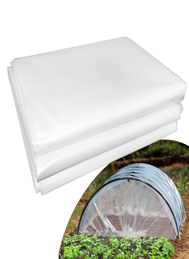 LSGCQ 6 mil Greenhouse Plastic Film Sheeting Cover 8 x 26 Ft UV Resistant Clear Polyethylene Film Green House Hoop Farm Plastic Cover for Gardening, Farming, Agriculture - Image 1