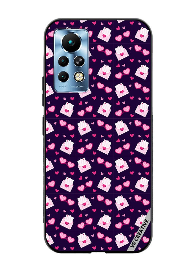 VR CREATIVE Protective Case Cover For Infinix Note 11 Pro Love Pattern Design Multicolour - Image 1