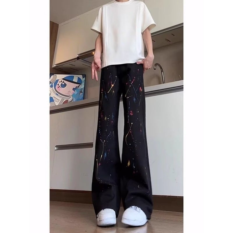 Unisex Classic Denim Jeans Loose Fit Daily Outdoor Wear - Image 5