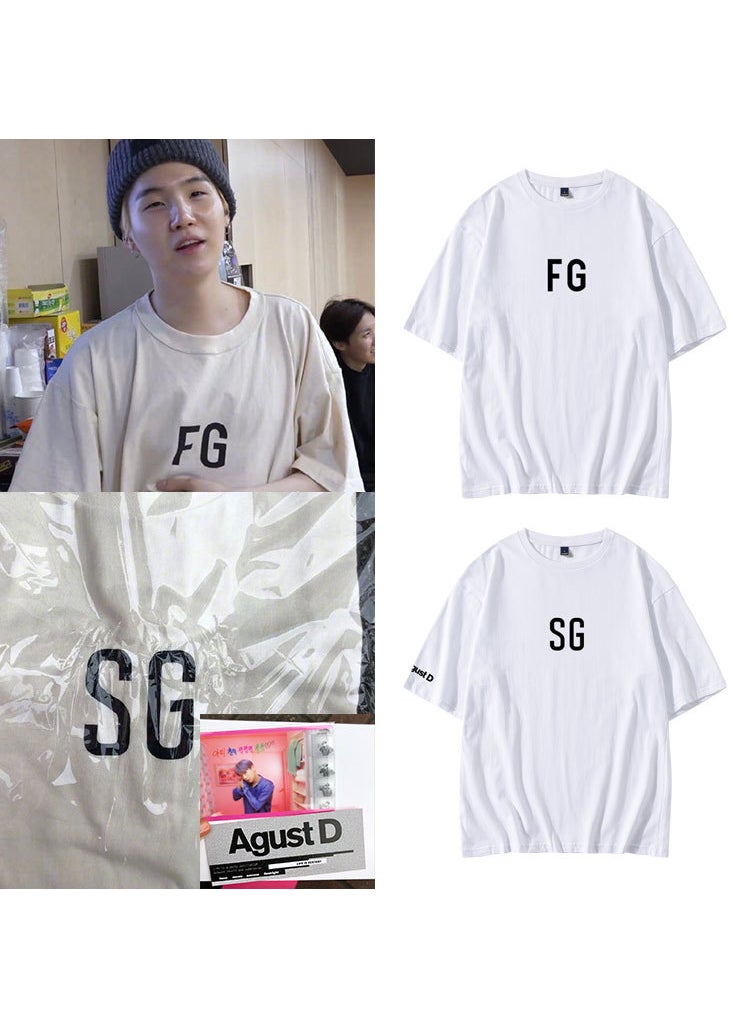Generic - Kpop Sugar Couple Tees Summer Fans-white SG - Image 1
