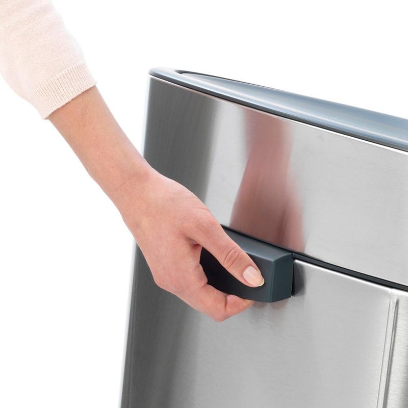 Brabantia Touch Bin New, 40 Litre - Matt Black Stainless Steel - Image 5