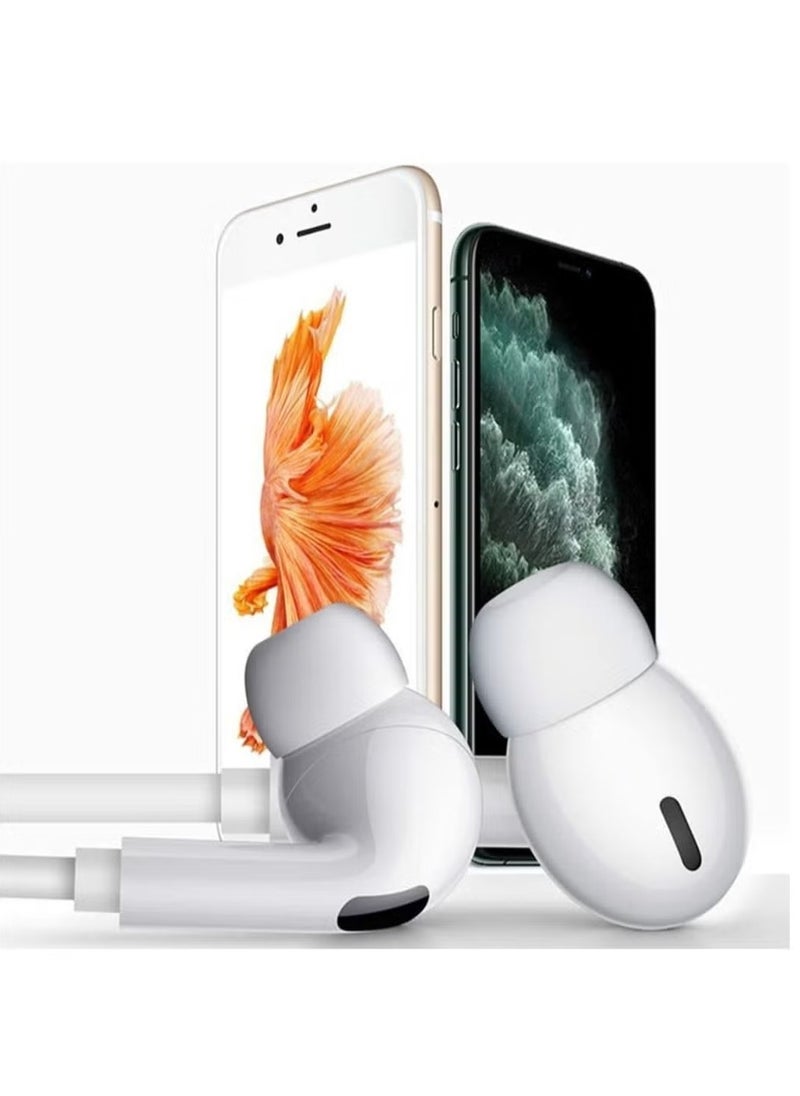 Wired Earbuds Earphones for iPhone 12 Pro with Microphone and Volume Control, Active Noise Cancellation Earbuds Earphones in Ear Headphones Compatible with iPhone 8/8plus X/Xs/XR/Xs max/11/12/pro/se
