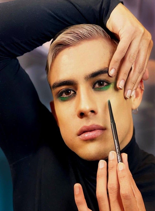 MUBA COSMETICS Eye Pencil “Venom” - Waterproof Eyeliner Pencil, Long Lasting Eye Liner Pencils for Eye Makeup - No Budge Under Eye Pencil Eyeliner, Creamy Eye Pencils, Eyeliner Pencils for Precise Finish -GREEN - Image 3