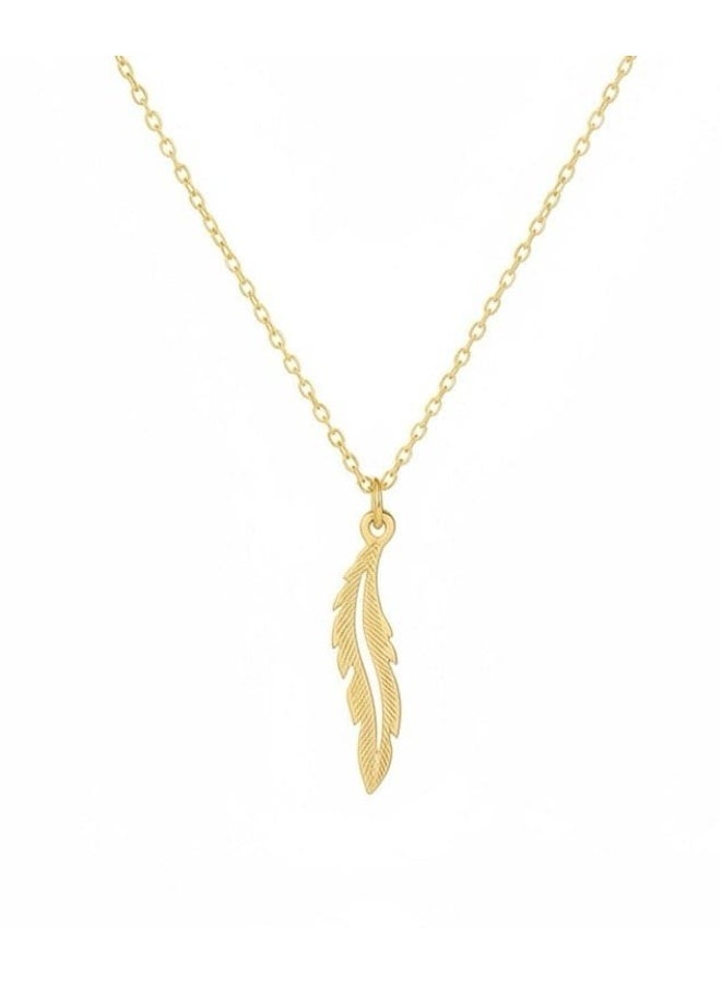 Ruby Art Gold 18K Pure Gold Necklace for girl -0.88 Gram - Image 1