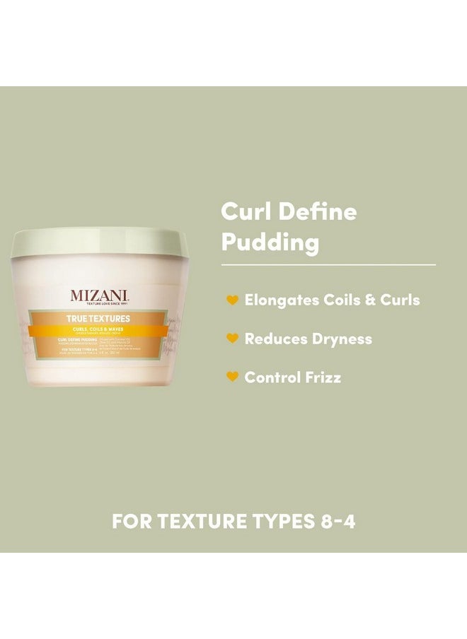 Mizani - Mizani True Textures Curl Define Pudding | Moisturizing & Prevents Frizz | with Coconut Oil | Paraben Free | for Curly Hair | 8 Oz - Image 1