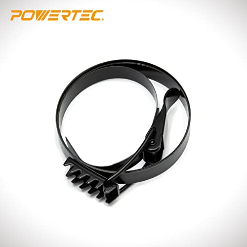 POWERTEC 71735 19-1/8 Inch Band Clamp for Dust Collector, Fits JET, Grizzly, Shop Fox, Wen, Harbor Freight, and POWERTEC DC-1512 - Image 2