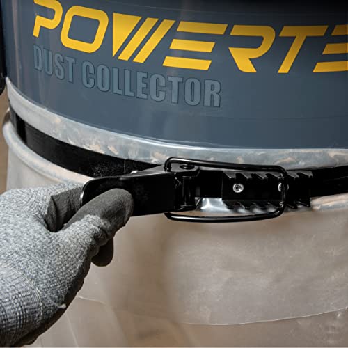 POWERTEC 71735 19-1/8 Inch Band Clamp for Dust Collector, Fits JET, Grizzly, Shop Fox, Wen, Harbor Freight, and POWERTEC DC-1512 - Image 5