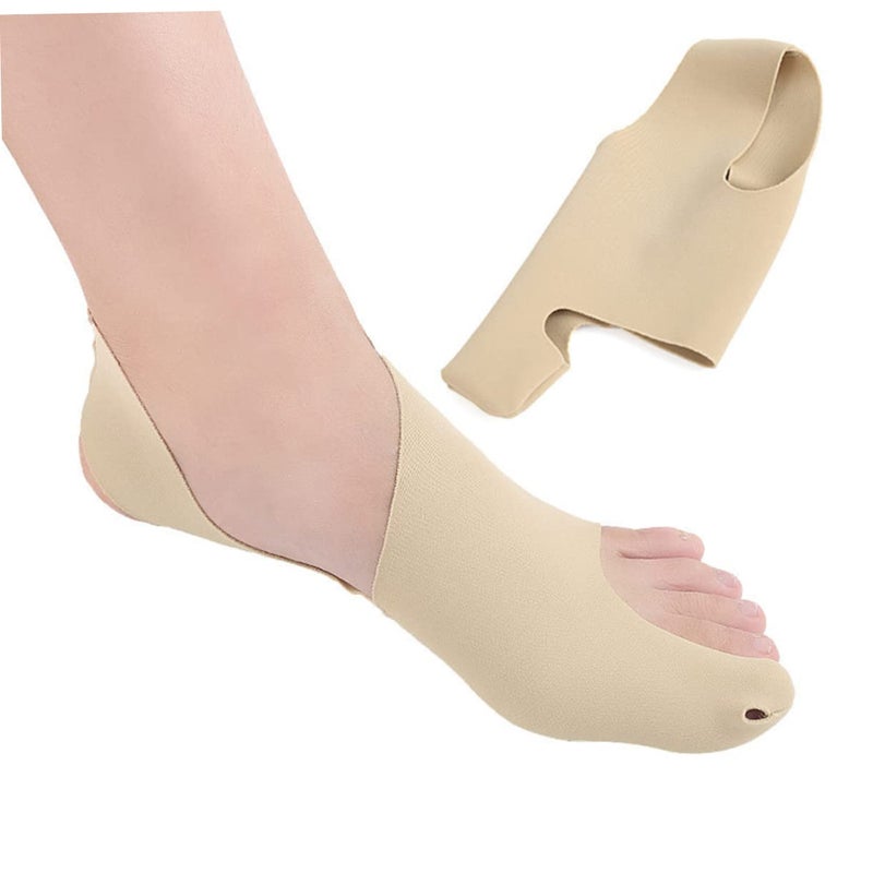 2Pc Unisex Bunion Corrector Socks Breathable Comfortable For Day Night Use Black - Image 5