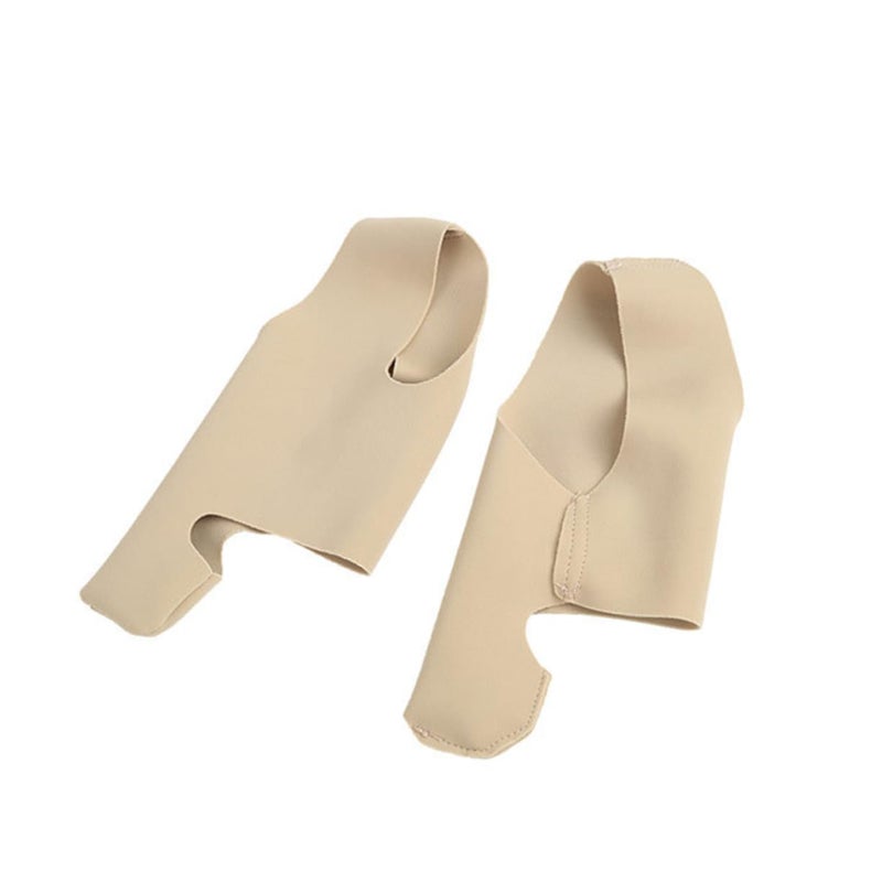 2Pc Unisex Bunion Corrector Socks Breathable Comfortable For Day Night Use Black - Image 2