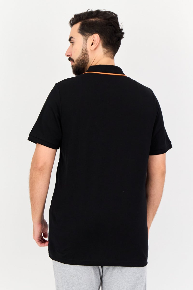 PUMA قميص بولو خارجي بأكمام قصيرة للرجال من بومة × أورانغوتان، أسود - Image 3