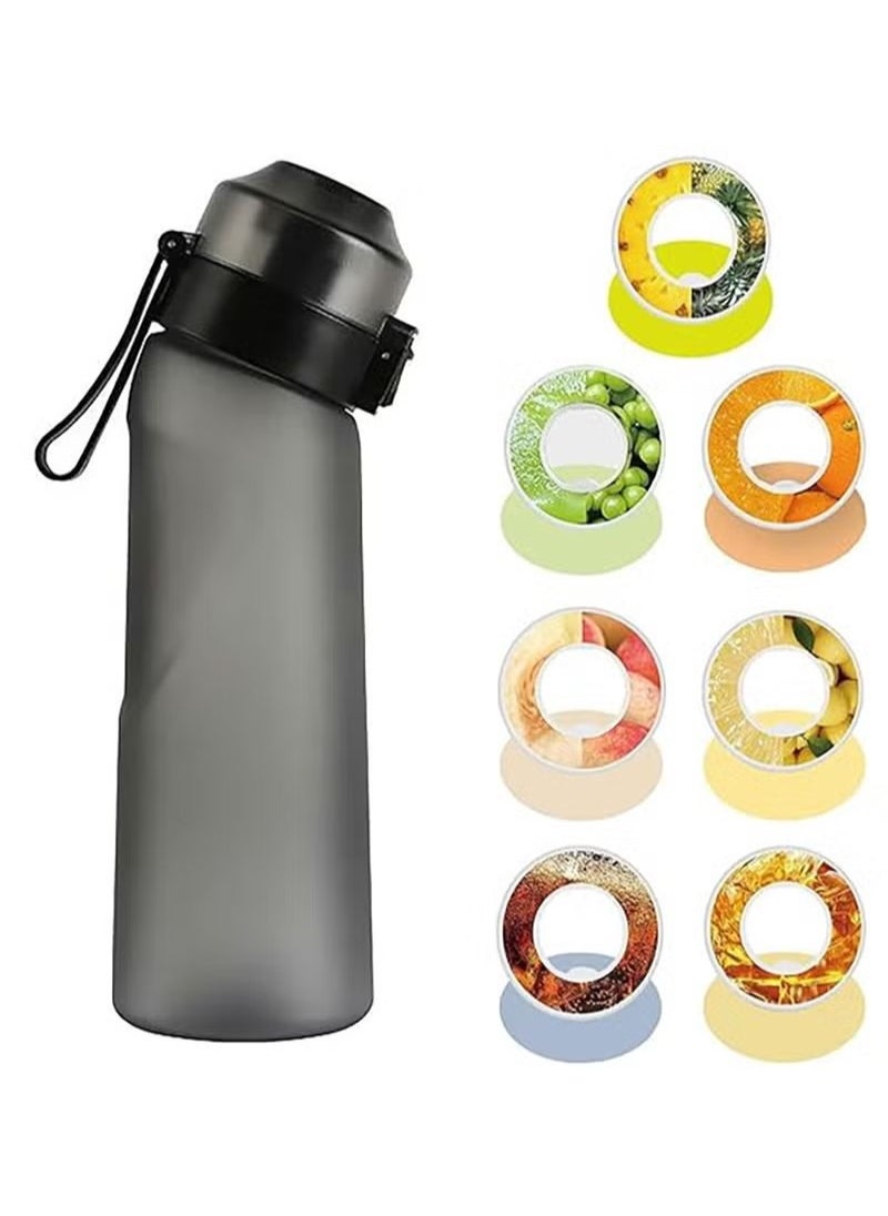 Gonice - Sports Air Water Bottle with Flavor Pods,21.9 Oz/650ml Fruit Fragrance Water Bottle,Scent Water Cup,Sports Water Cup Suitable for Outdoor Sports - Image 1