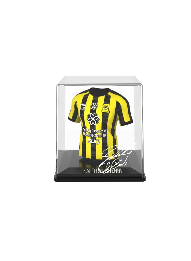 Splink  - Saleh Al Shehri  ( Al Ittihad ) - Home 25/26 Jersey Display Case, Official Licensed Collectible - Image 4