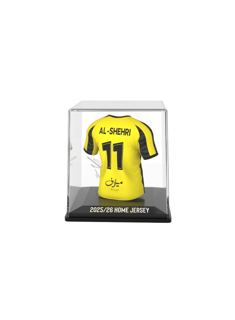 Splink  - Saleh Al Shehri  ( Al Ittihad ) - Home 25/26 Jersey Display Case, Official Licensed Collectible - Image 1