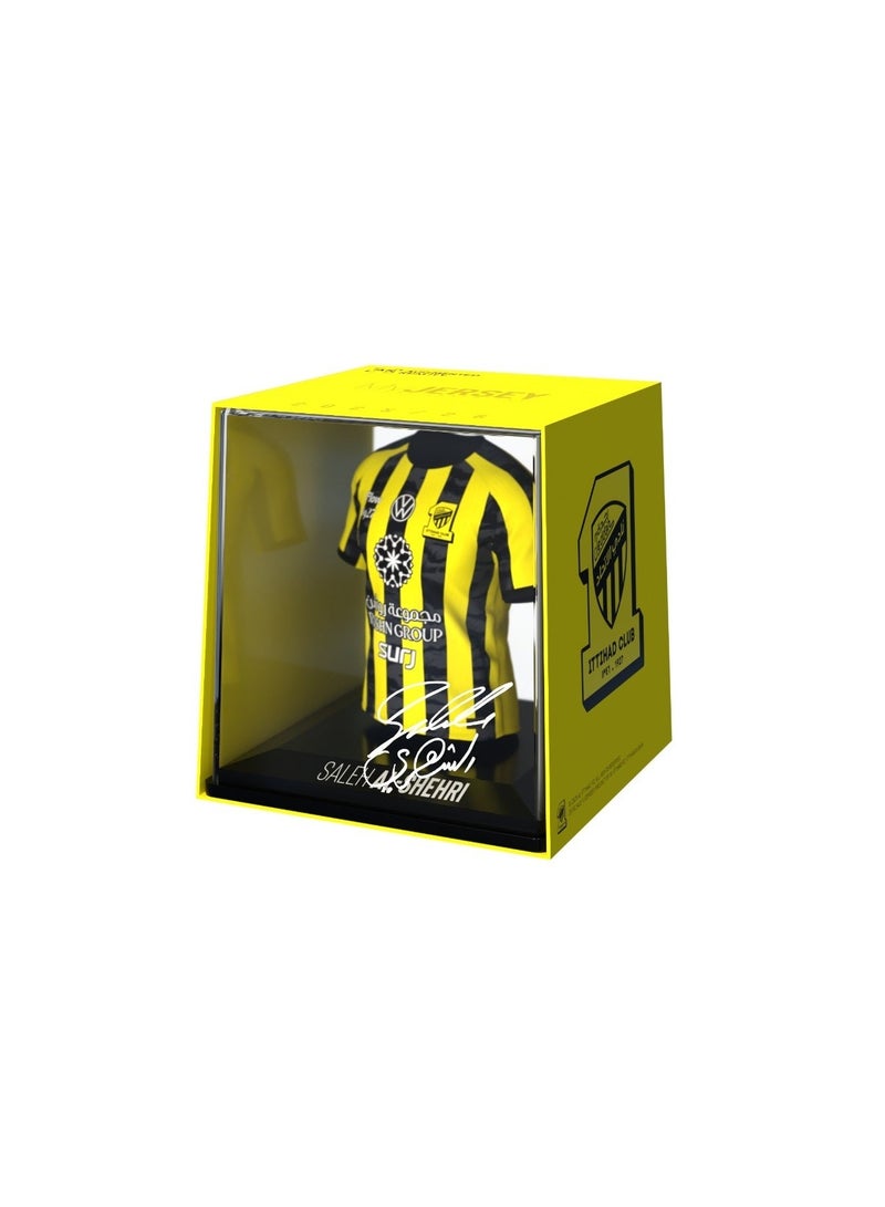 Splink  - Saleh Al Shehri  ( Al Ittihad ) - Home 25/26 Jersey Display Case, Official Licensed Collectible - Image 3