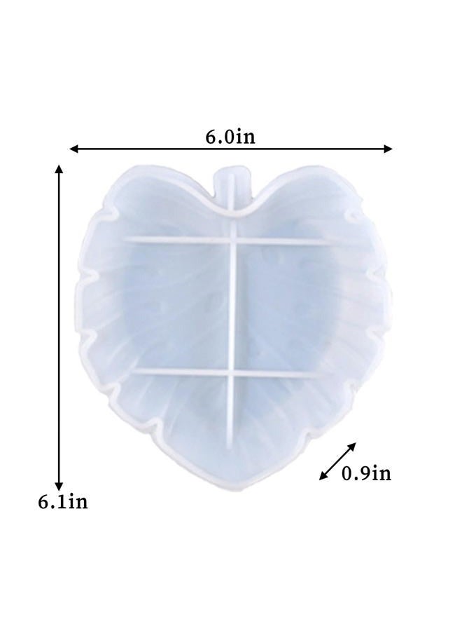 Wehous Leaf Silicone Molds for Resin Tropical Leaves Resin Tray Mold for Epoxy Casting Concrete Jewelry Candle Holder Storage Container Silicone Resin Mold for Art Craft Gift Home Decor - Image 3