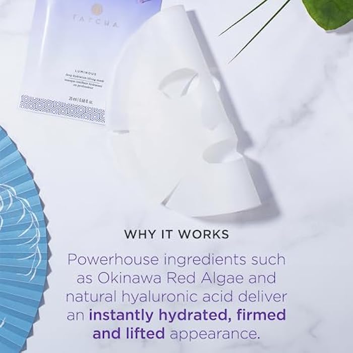 TATCHA Luminous Deep Hydration Lifting Mask | Single Use Mask for Luminous Skin | 20 ml / 0.68 oz - Image 3