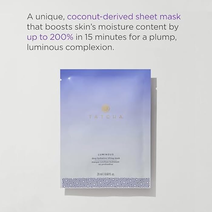 TATCHA Luminous Deep Hydration Lifting Mask | Single Use Mask for Luminous Skin | 20 ml / 0.68 oz - Image 2