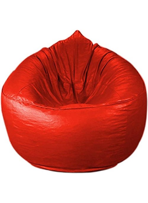 caddyFull caddyFull XXXL Muddha Chair Bean Bag Cover with Beans Beans Quantity 25kg Red 