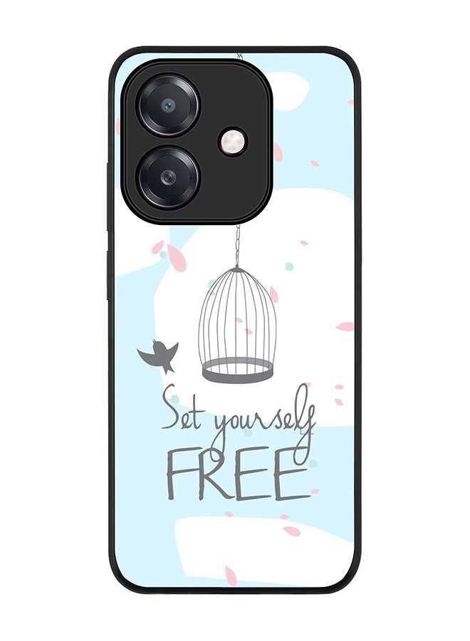 Stylizedd For Oppo A3x 4G / A3 4G Case,Slim fit Camera Protection, Shockproof Thin Phone cover - Set Yourself Free - Image 1